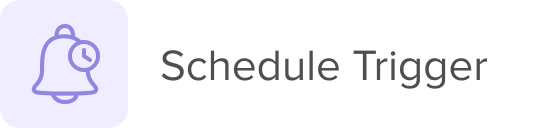 schedule trigger